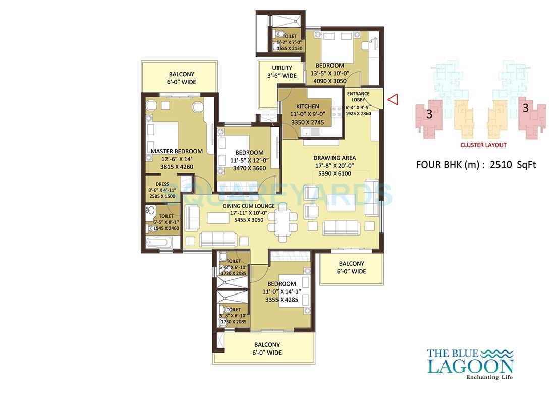 Orris The Blue Lagoon — floor plan 18