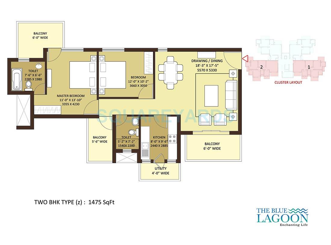 Orris The Blue Lagoon — floor plan 2