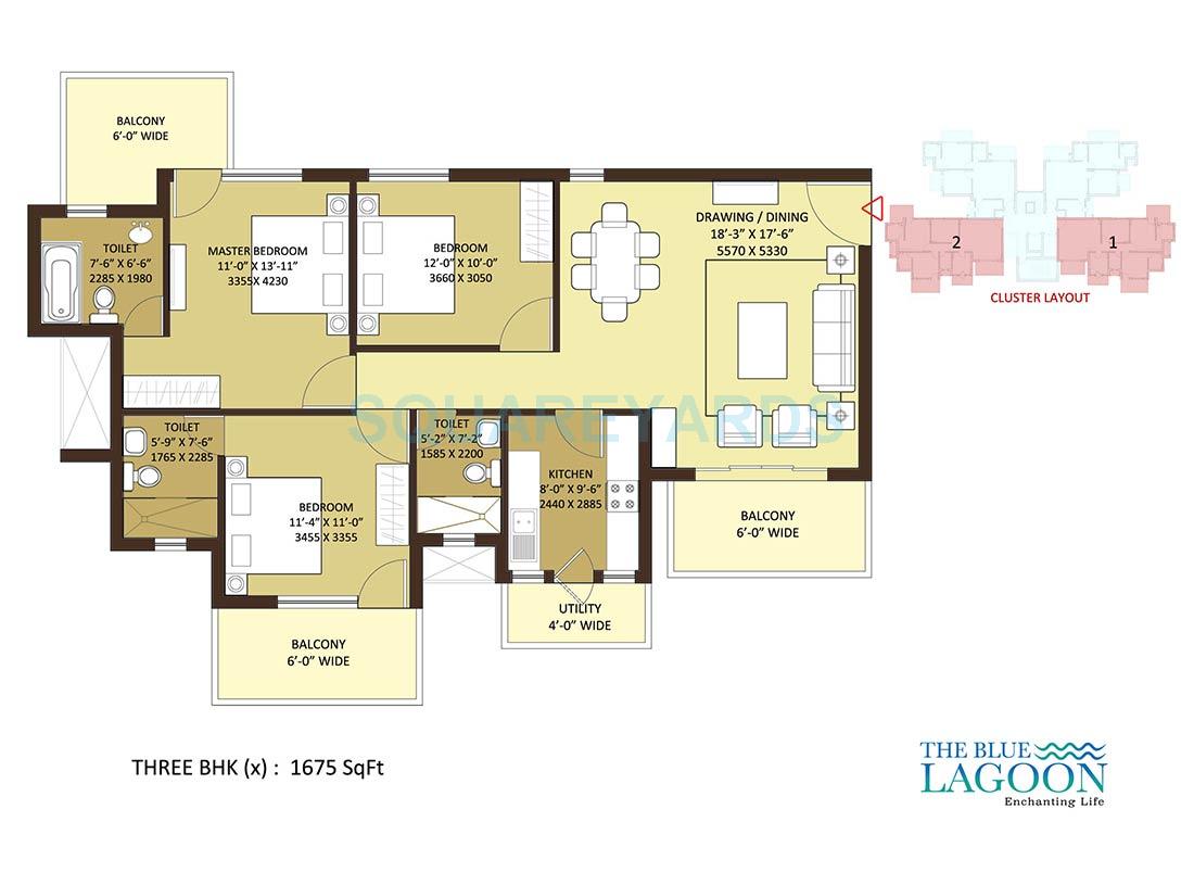 Orris The Blue Lagoon — floor plan 13