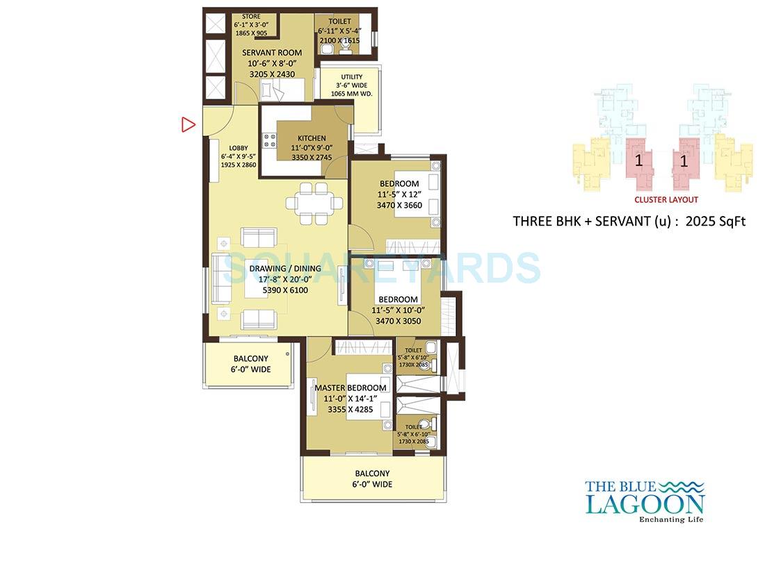 Orris The Blue Lagoon — floor plan 15