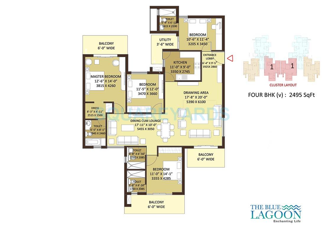 Orris The Blue Lagoon — floor plan 19