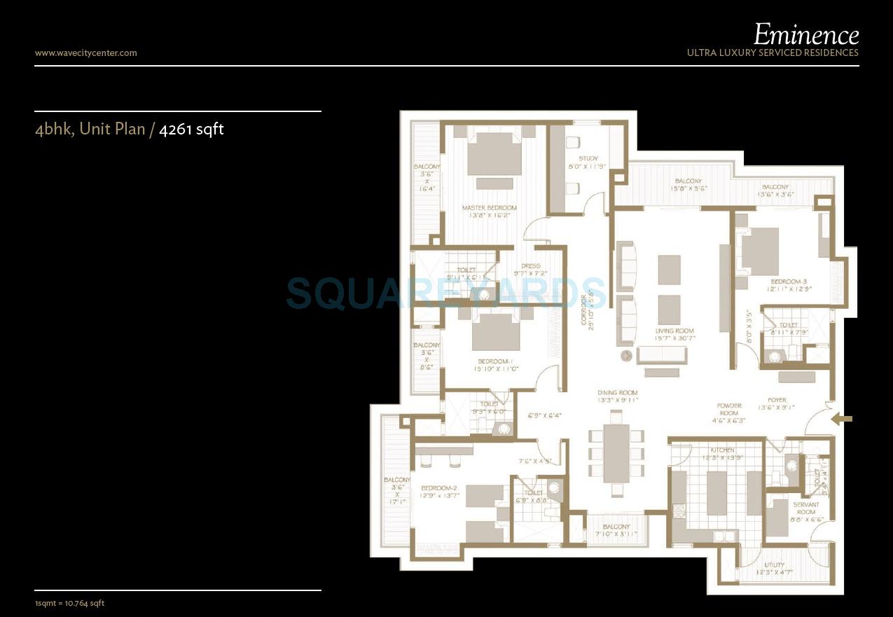 Wave City Center - Eminence — floor plan 2