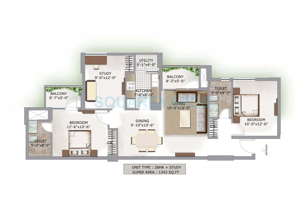 3C Lotus Boulevard — floor plan 3