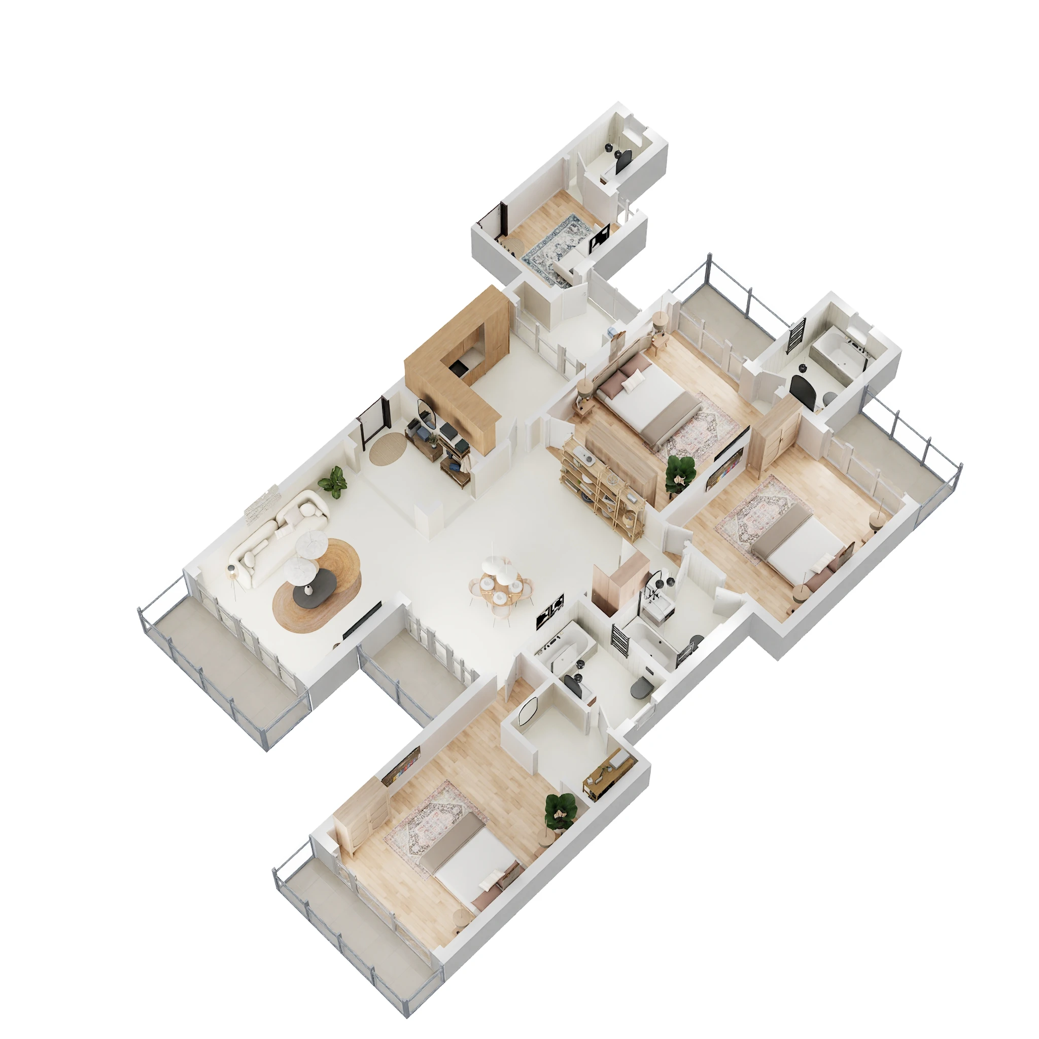 Parsvnath La Tropicana — floor plan 2