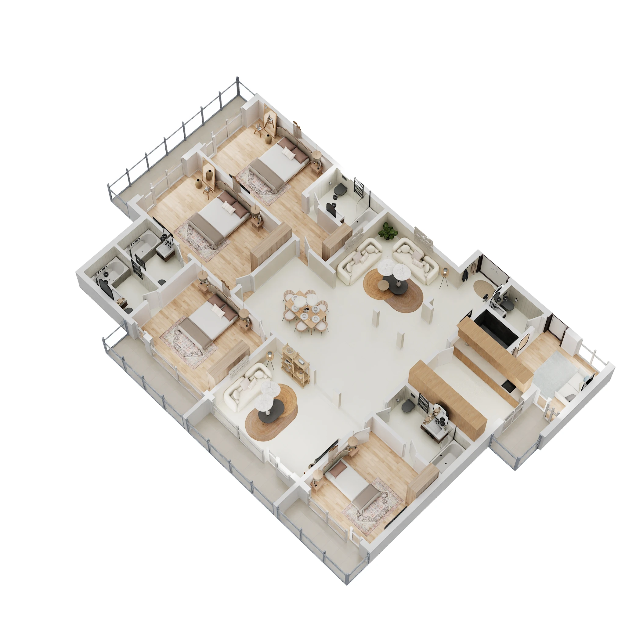 Parsvnath La Tropicana — floor plan 4
