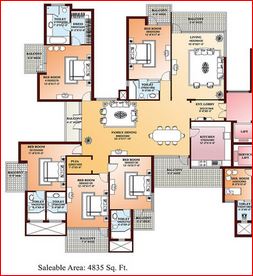 Parsvnath La Tropicana — floor plan 7