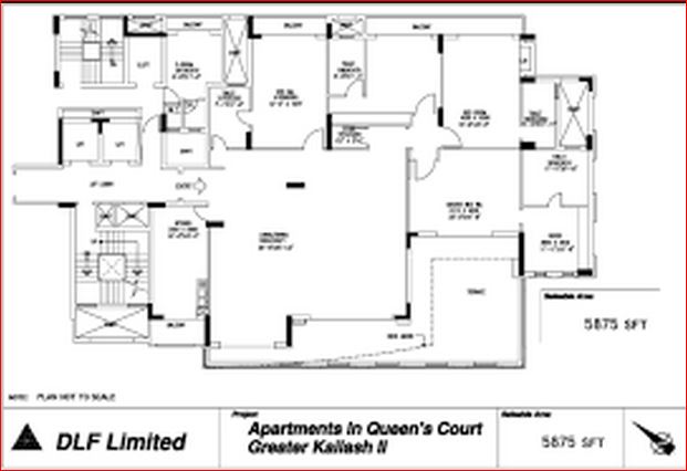 DLF Queens Court — floor plan 2