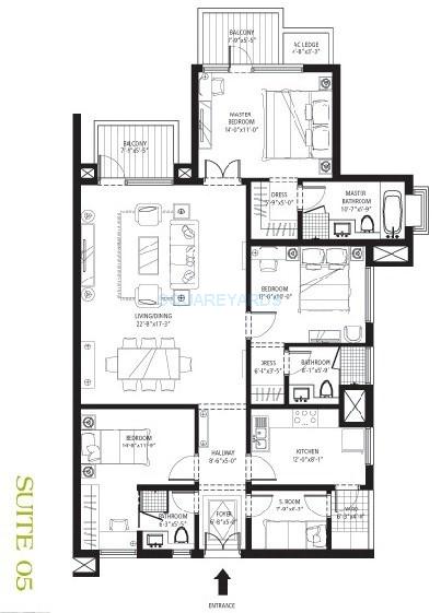 Emaar The Palm Drive-The Premier Terraces — floor plan 1