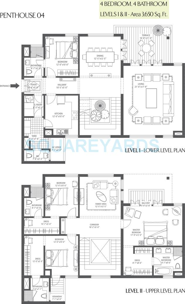 Emaar The Palm Drive-The Premier Terraces — floor plan 6