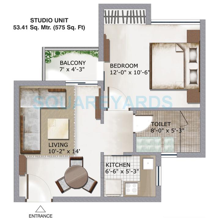 3C Lotus Zing — floor plan 1
