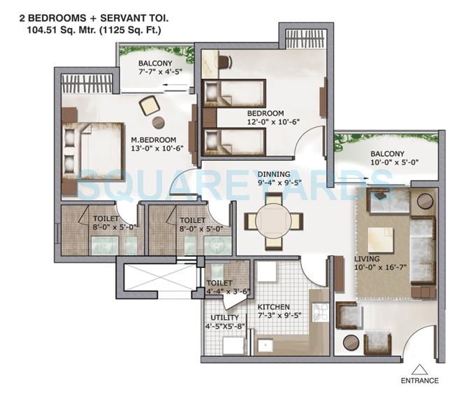 3C Lotus Zing — floor plan 3