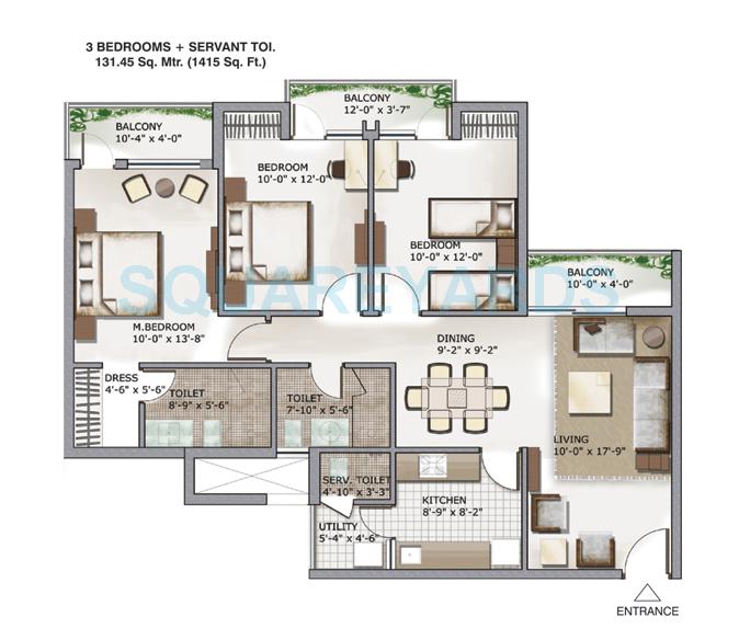 3C Lotus Zing — floor plan 5