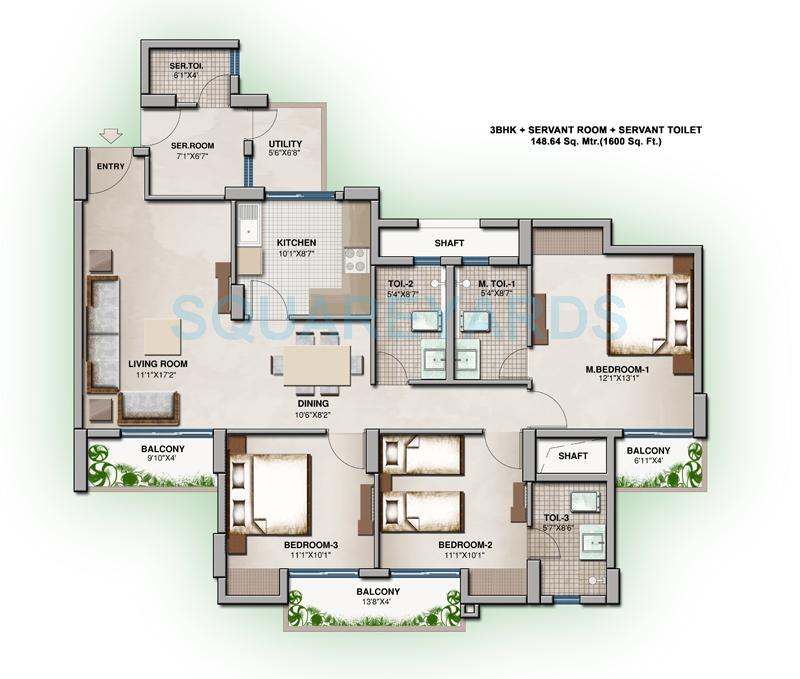 3C Lotus Zing — floor plan 6