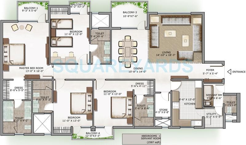 3C Lotus Panache — floor plan 8