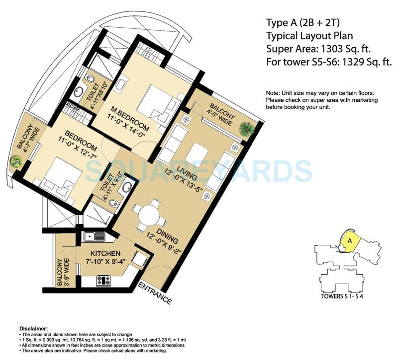 Eldeco Aamantran — floor plan 5