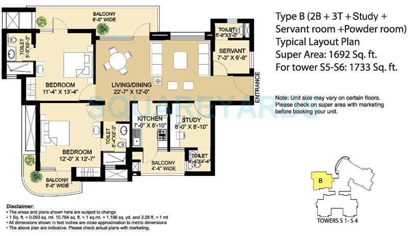 Eldeco Aamantran — floor plan 11