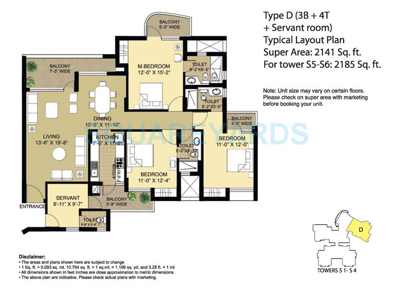 Eldeco Aamantran — floor plan 15