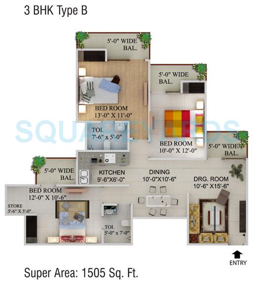 Supertech Cape Town — floor plan 4