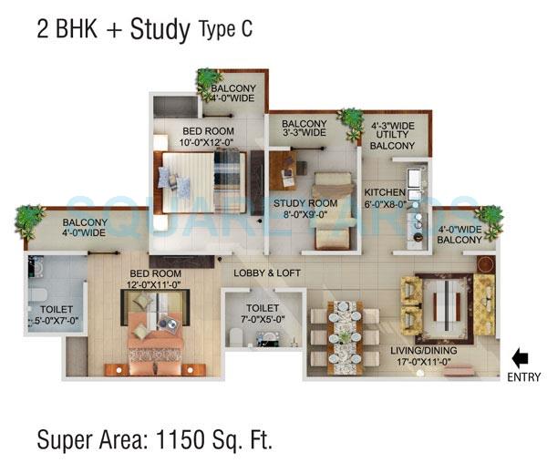 Supertech Cape Town — floor plan 3