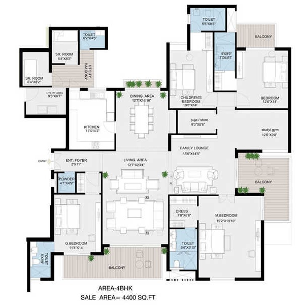 Jaypee Greens Kube — floor plan 2