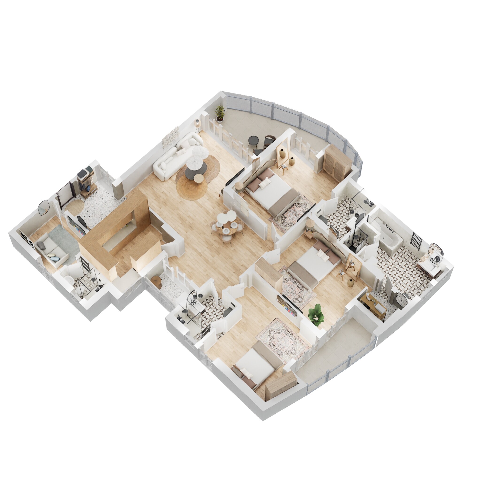 Eldeco Olympia — floor plan 4