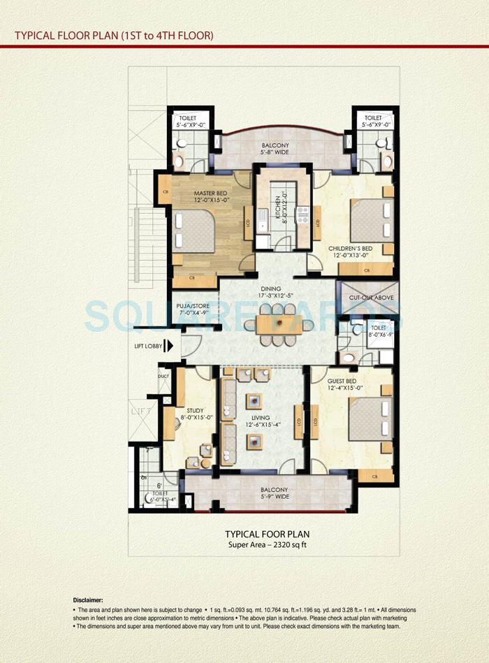 Eldeco Sylvan View — floor plan 4