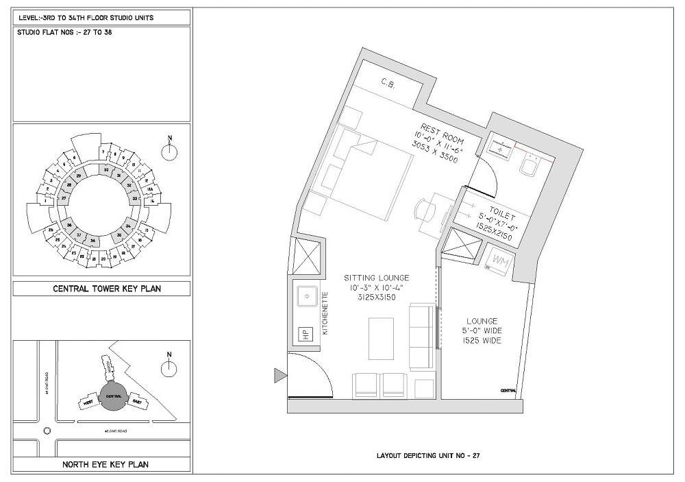 Supertech North Eye — floor plan 6
