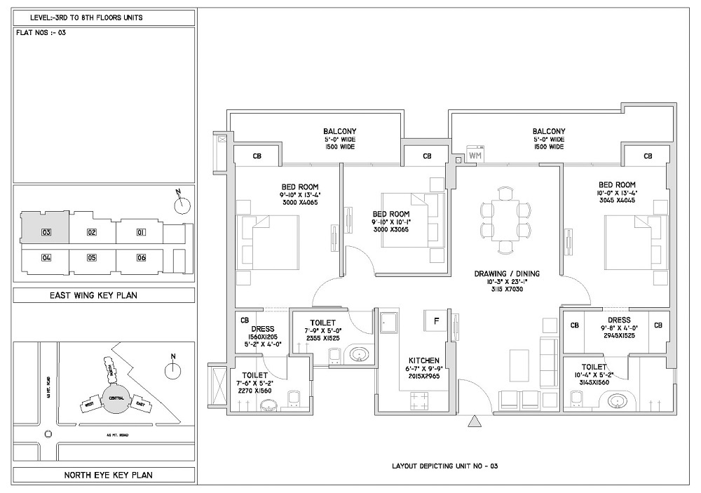 Supertech North Eye — floor plan 4