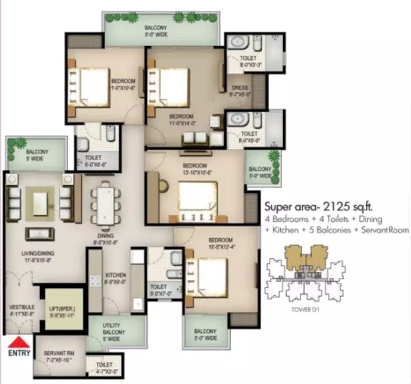 Spring Meadows — floor plan 9