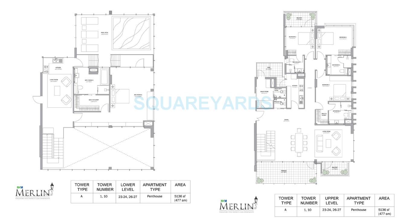 M3M Merlin — floor plan 11