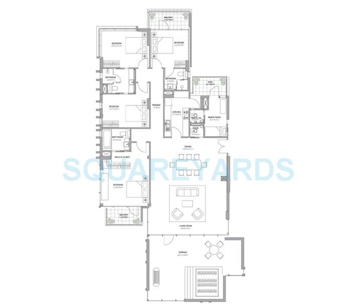 M3M Merlin — floor plan 9