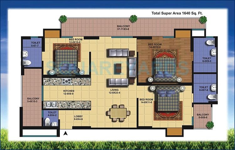 Antriksh Golf View — floor plan 6