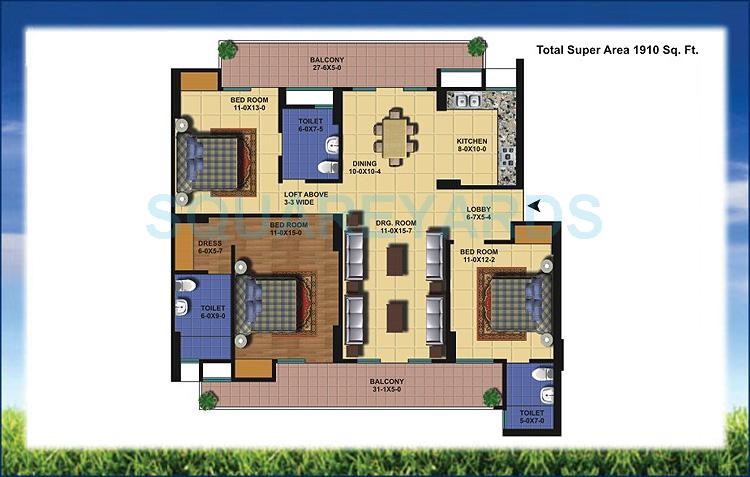Antriksh Golf View — floor plan 7