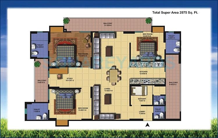 Antriksh Golf View — floor plan 8