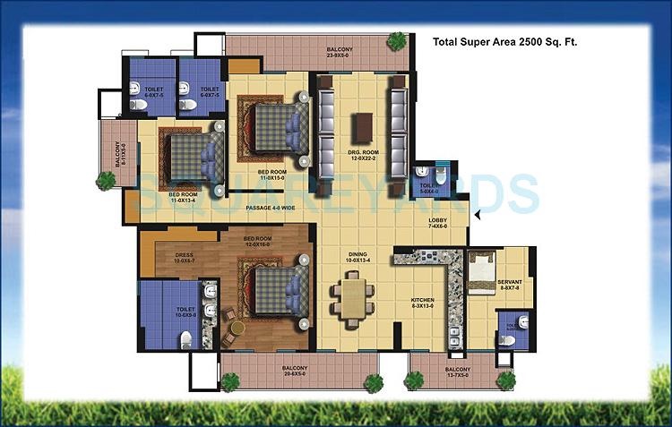 Antriksh Golf View — floor plan 10