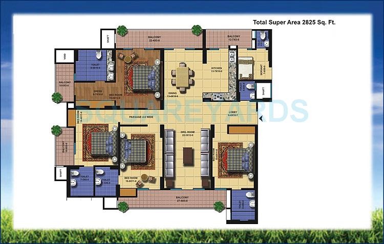 Antriksh Golf View — floor plan 11