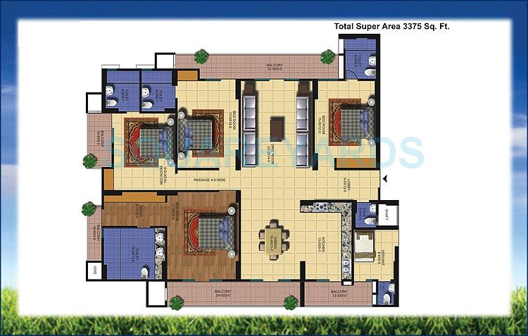 Antriksh Golf View — floor plan 12