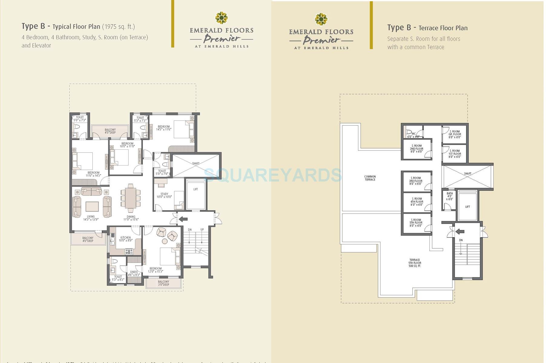 Emaar Emerald Floors Premier — floor plan 3