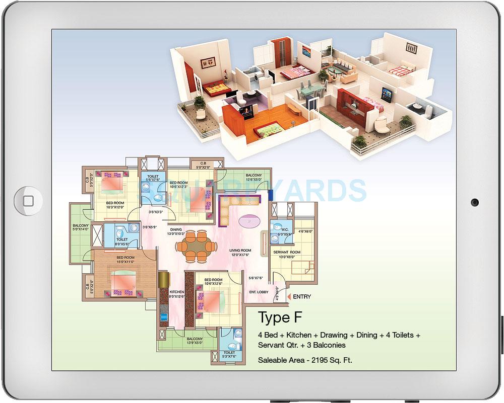 Shubhkamna Advert Techomes — floor plan 5