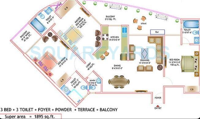 Ajnara Daffodil — floor plan 10