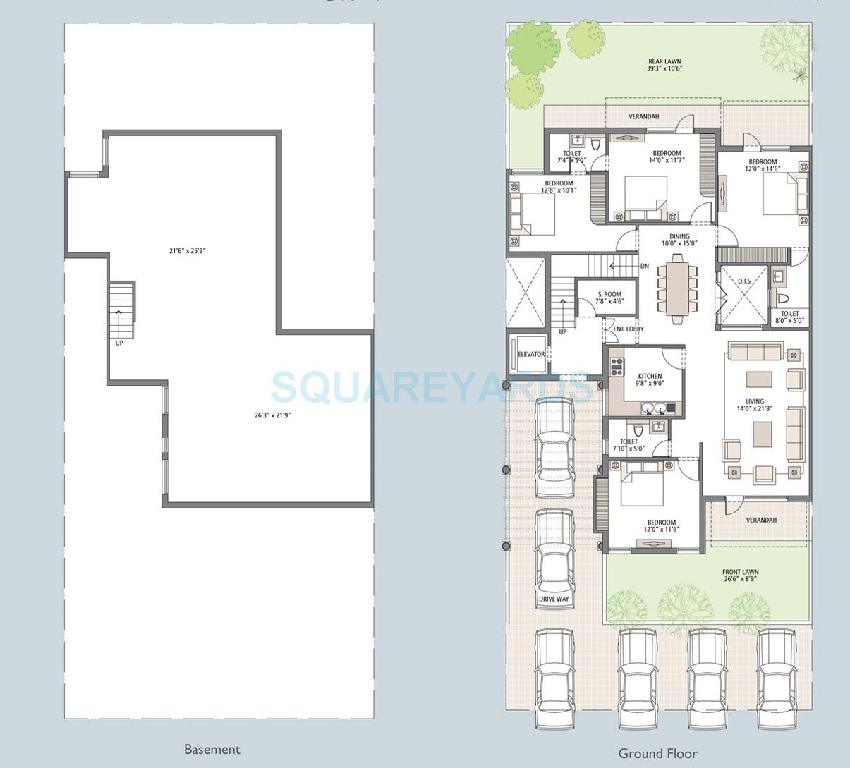 Emaar Emerald Floors Select — floor plan 3