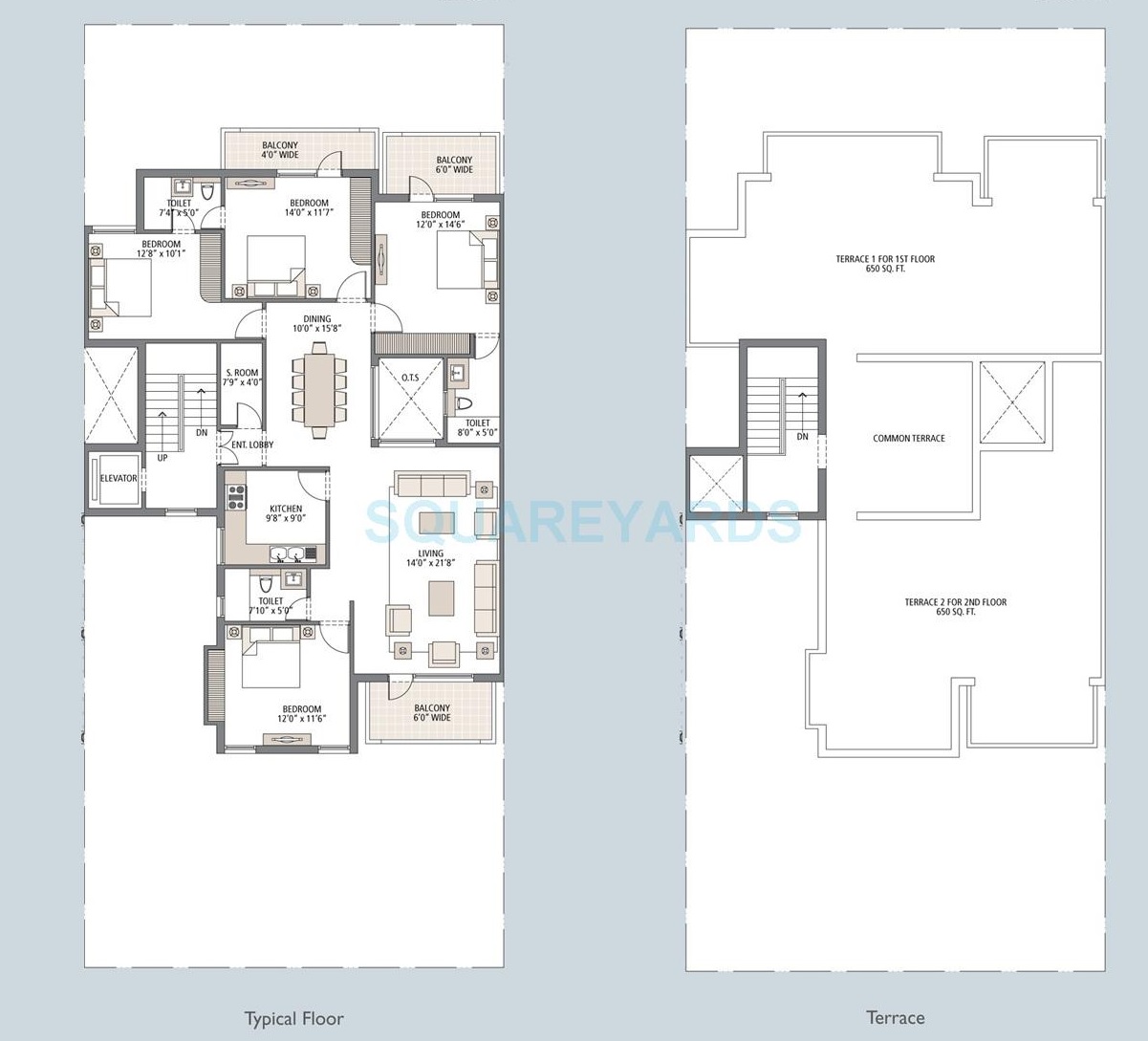 Emaar Emerald Floors Select — floor plan 4