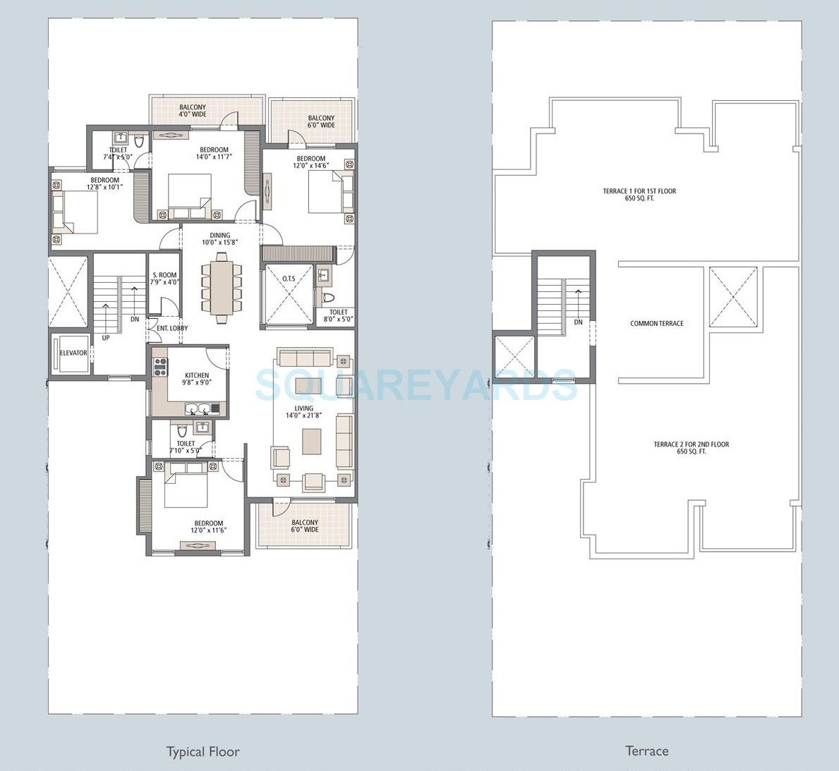Emaar Emerald Floors Select — floor plan 5