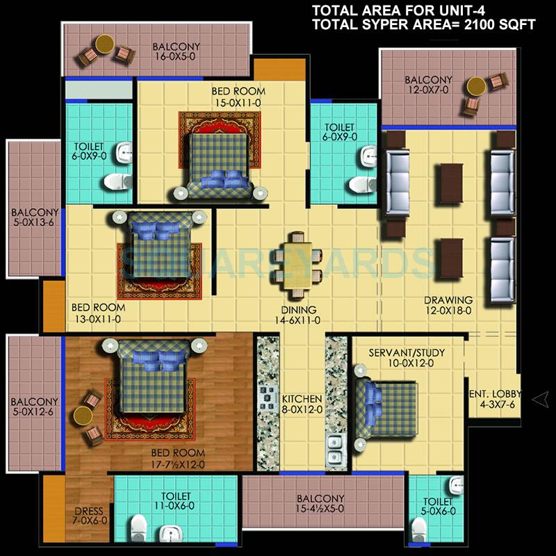 Sunshine Solaris — floor plan 1