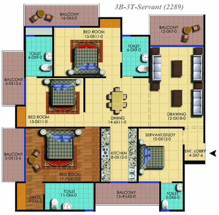 Sunshine Solaris — floor plan 3