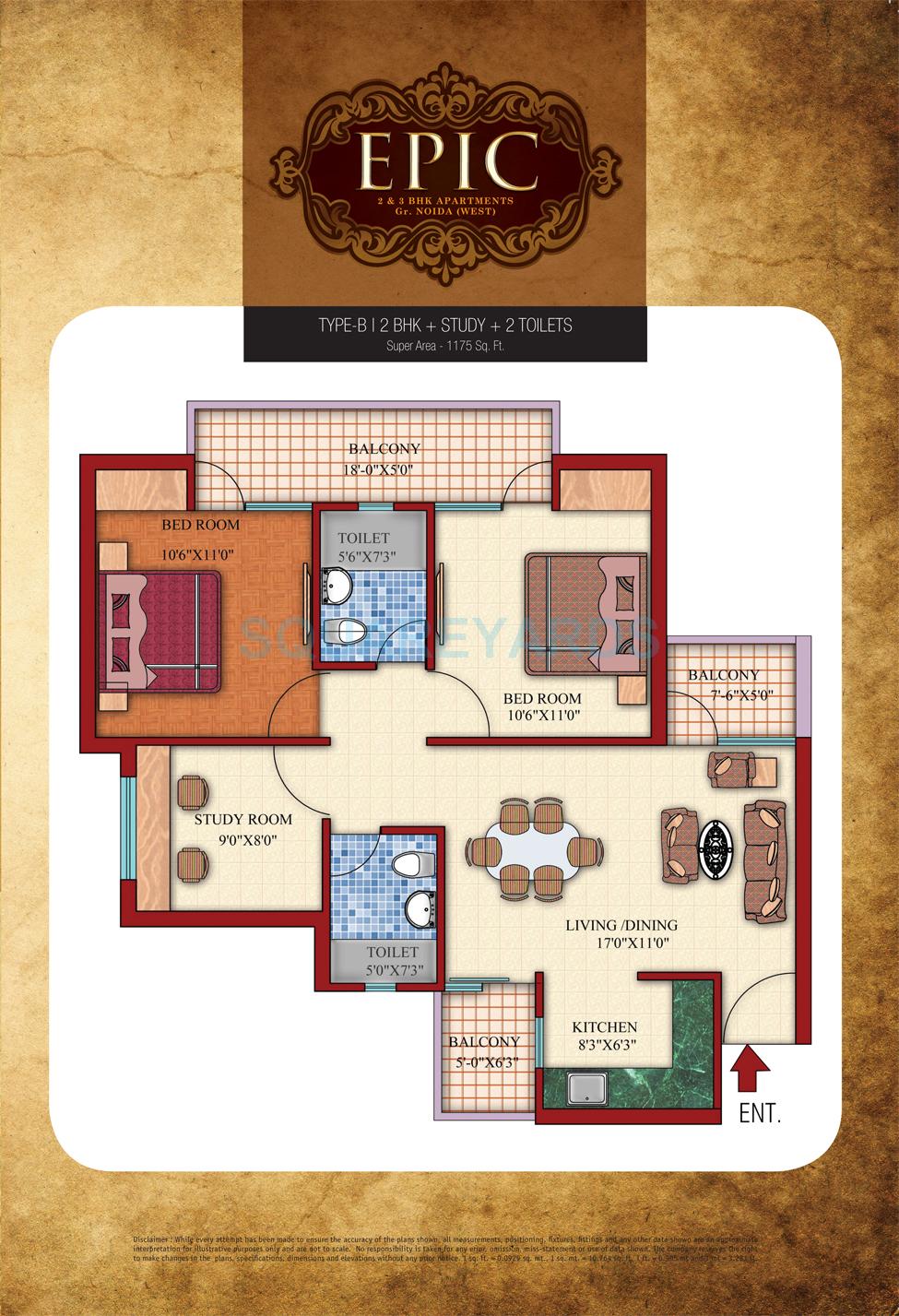 Shubhkamna Epic — floor plan 2