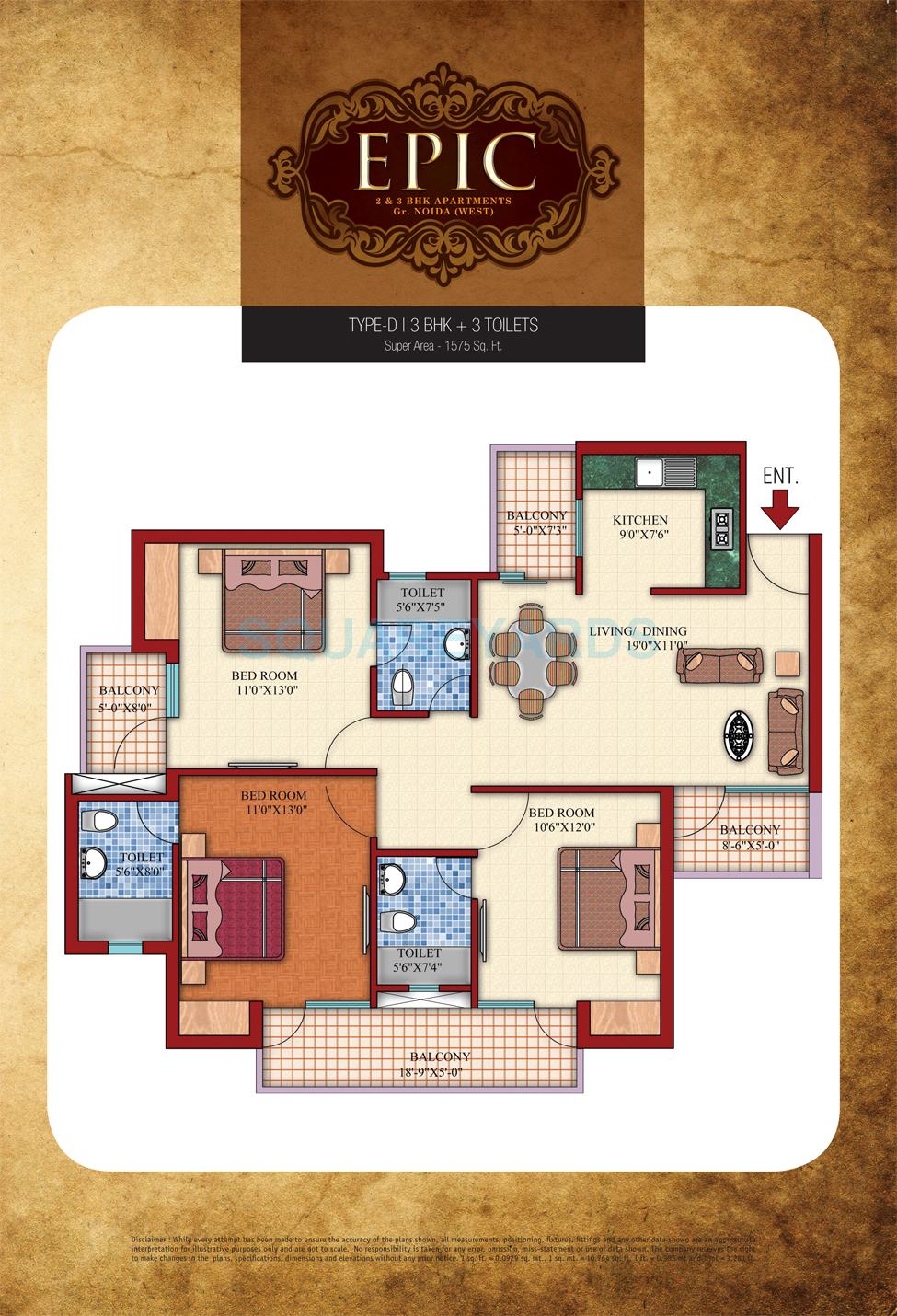 Shubhkamna Epic — floor plan 4