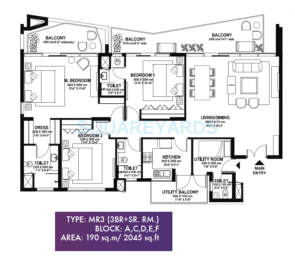 Ireo Skyon — floor plan 3