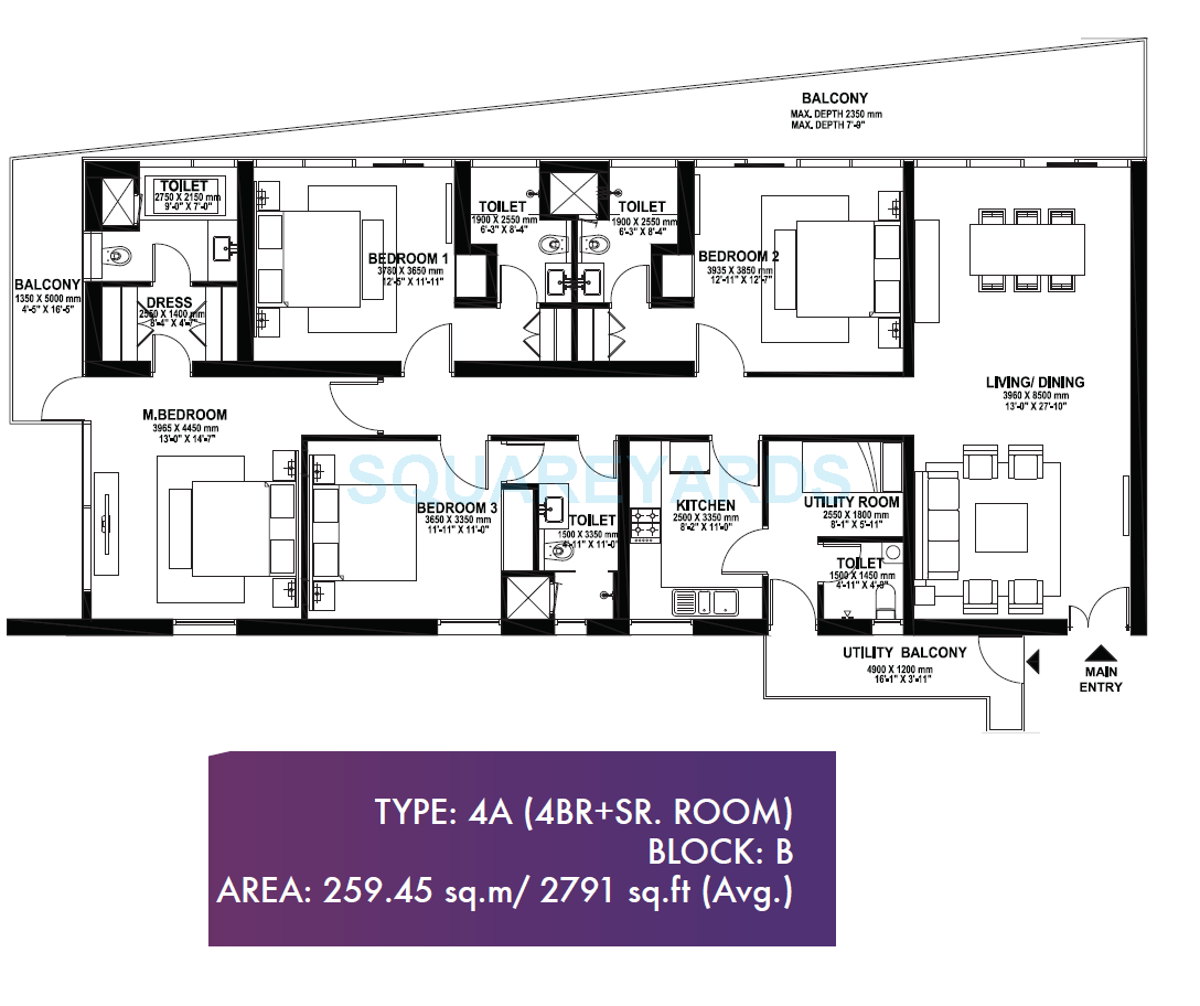 Ireo Skyon — floor plan 4
