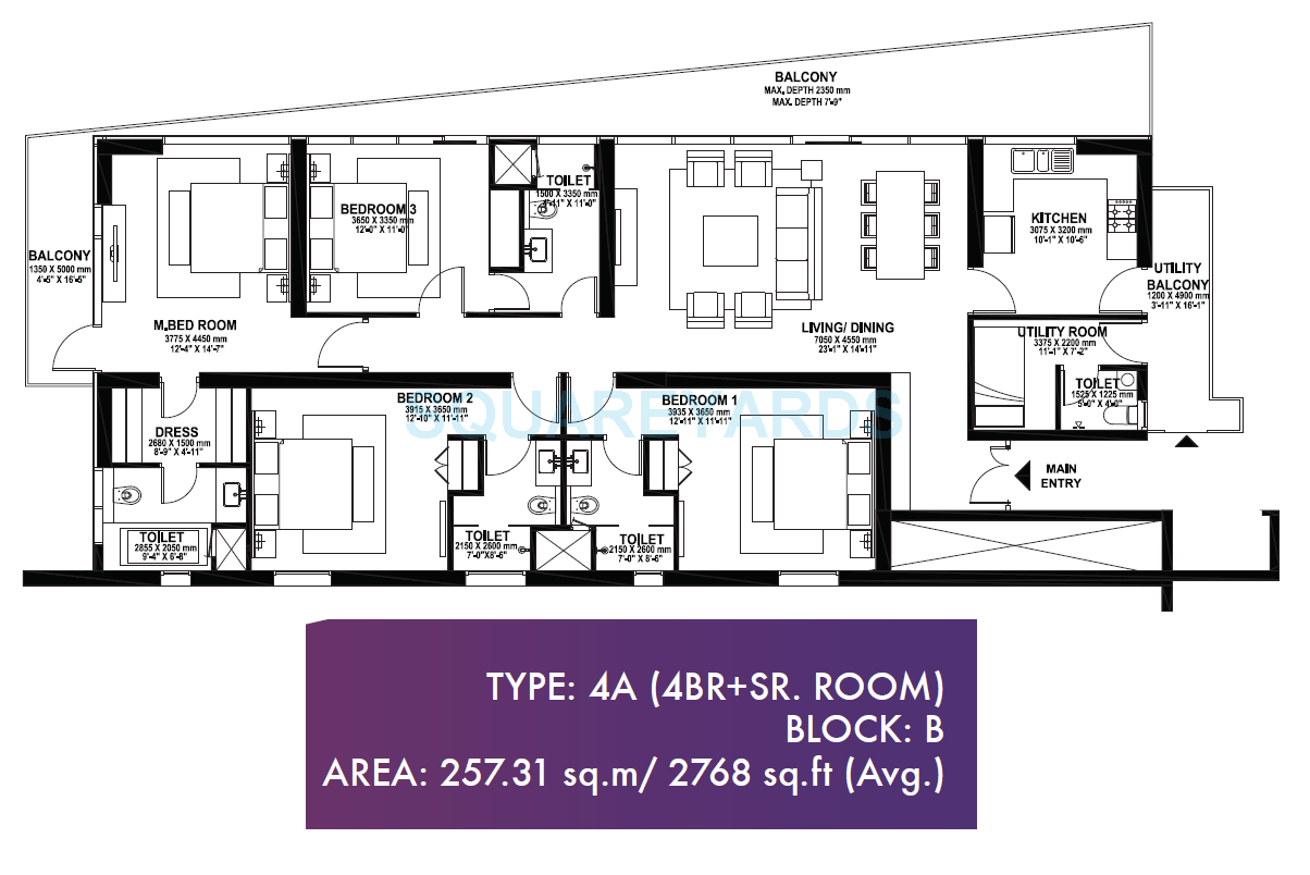 Ireo Skyon — floor plan 5